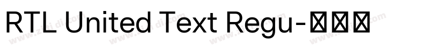 RTL United Text Regu字体转换